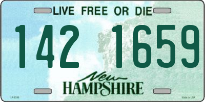 NH license plate 1421659
