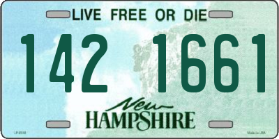 NH license plate 1421661