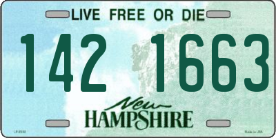 NH license plate 1421663