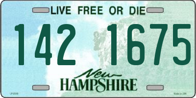 NH license plate 1421675