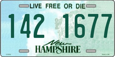 NH license plate 1421677