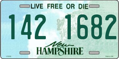 NH license plate 1421682