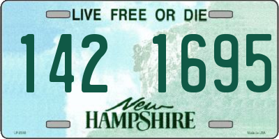NH license plate 1421695