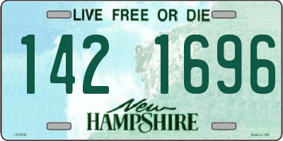 NH license plate 1421696