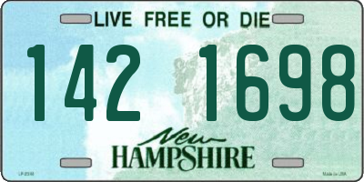 NH license plate 1421698