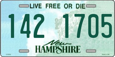 NH license plate 1421705