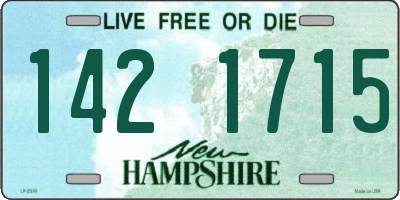 NH license plate 1421715