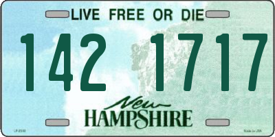 NH license plate 1421717