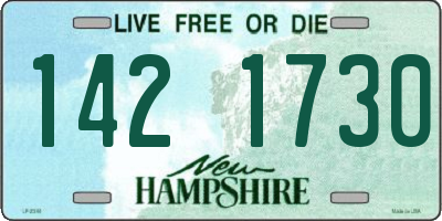 NH license plate 1421730