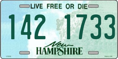 NH license plate 1421733