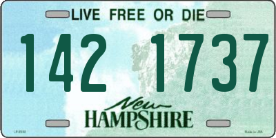 NH license plate 1421737