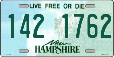 NH license plate 1421762
