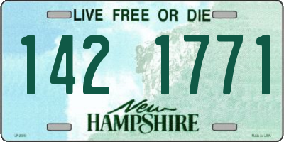 NH license plate 1421771