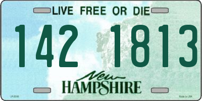 NH license plate 1421813
