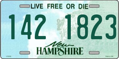 NH license plate 1421823