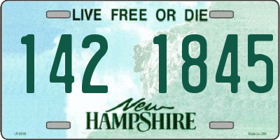 NH license plate 1421845