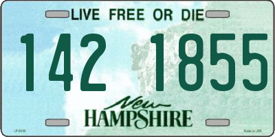 NH license plate 1421855