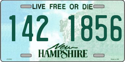 NH license plate 1421856