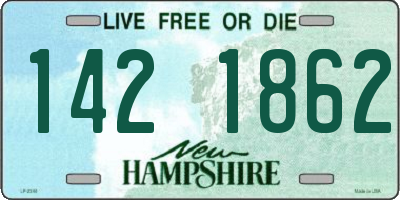 NH license plate 1421862