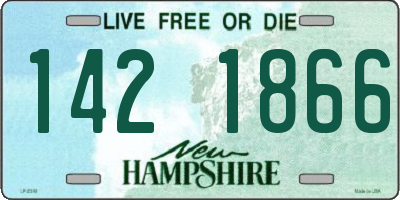 NH license plate 1421866