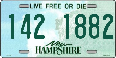 NH license plate 1421882