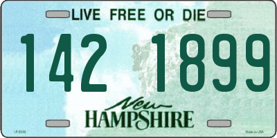NH license plate 1421899