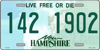 NH license plate 1421902