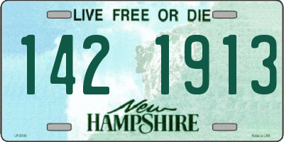NH license plate 1421913
