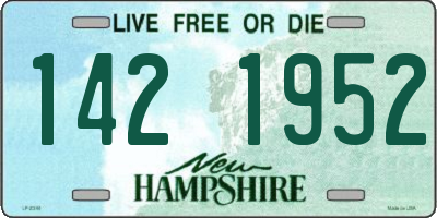NH license plate 1421952