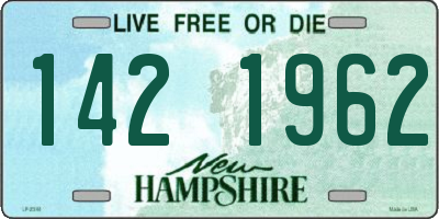 NH license plate 1421962