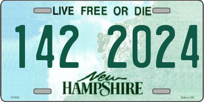 NH license plate 1422024