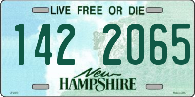 NH license plate 1422065
