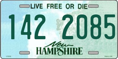 NH license plate 1422085