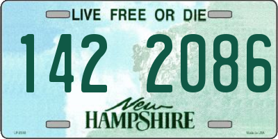 NH license plate 1422086