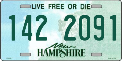 NH license plate 1422091