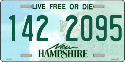 NH license plate 1422095