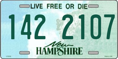 NH license plate 1422107