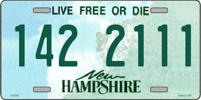 NH license plate 1422111