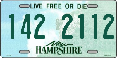 NH license plate 1422112