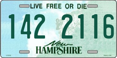 NH license plate 1422116