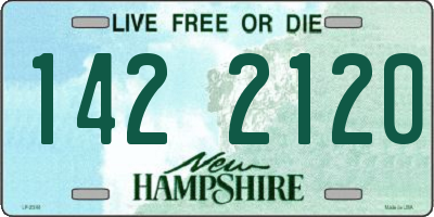 NH license plate 1422120