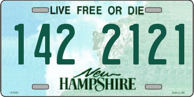 NH license plate 1422121