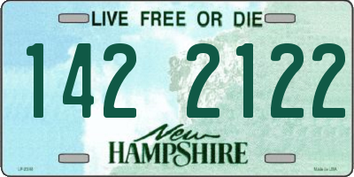 NH license plate 1422122