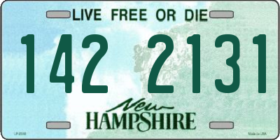 NH license plate 1422131