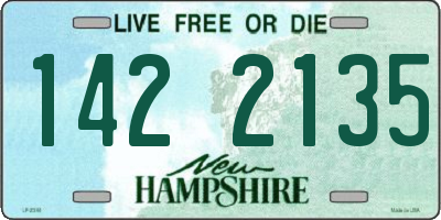 NH license plate 1422135