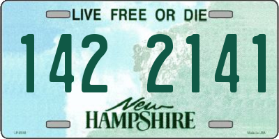 NH license plate 1422141