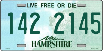NH license plate 1422145