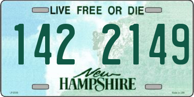 NH license plate 1422149
