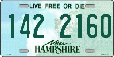 NH license plate 1422160