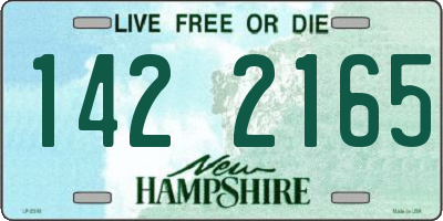 NH license plate 1422165